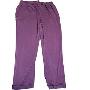 Noble Mount Soft Stretch Pajama Sleep Pants, Purple, Men's XL, NWT